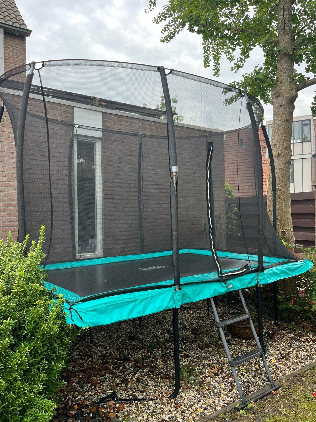 Salta Comfort Edition trampoline 214x305 cm compleet, Ophalen, Gebruikt