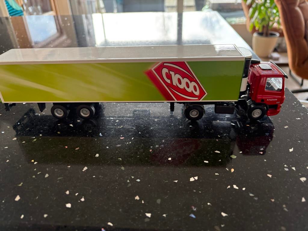 C1000 Miniatuur Vrachtwagen 1:50 - Nieuw in Doos, Hobby en Vrije tijd, Modelauto's | 1:50, Ophalen of Verzenden, Nieuw, Bus of Vrachtwagen
