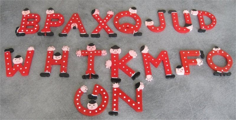 Houten letters, Ophalen of Verzenden