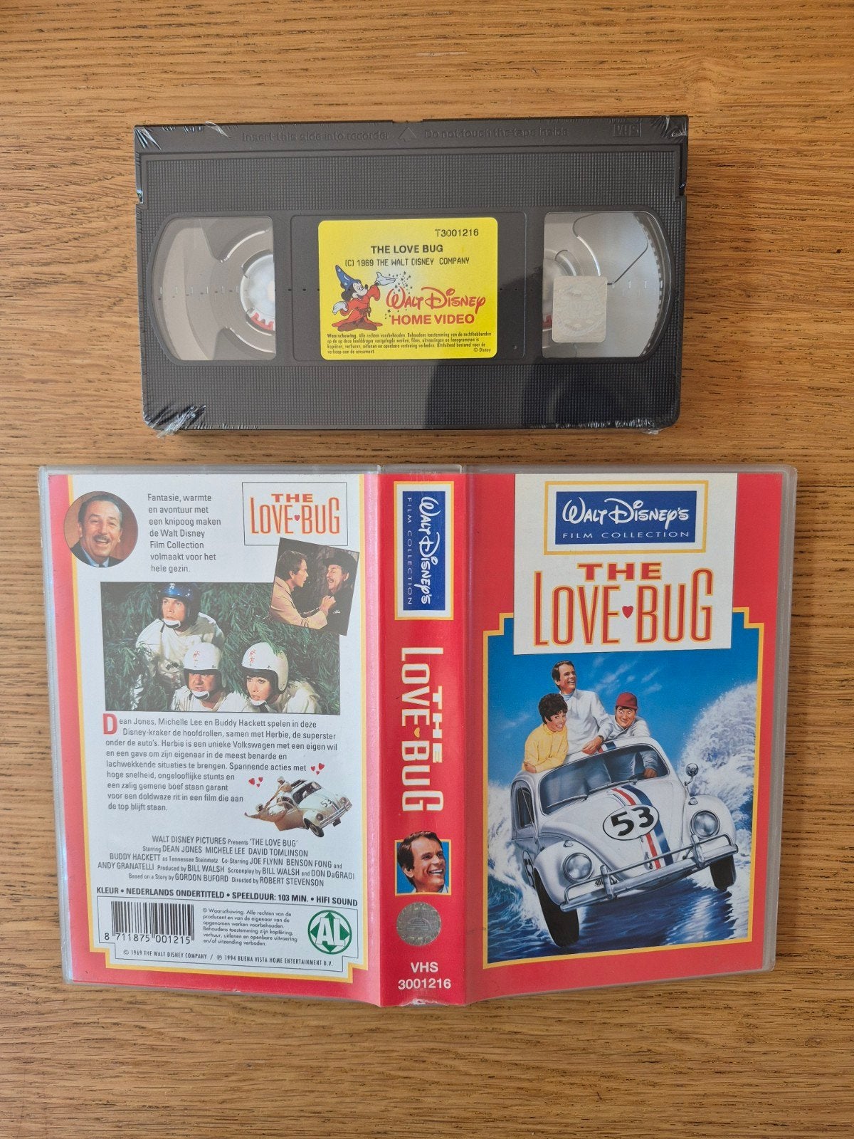 Disney's The Love Bug - VHS Videoband (Nieuw in verpakking), Cd's en Dvd's, VHS | Film, Nederlands ondertiteld, Alle leeftijden
