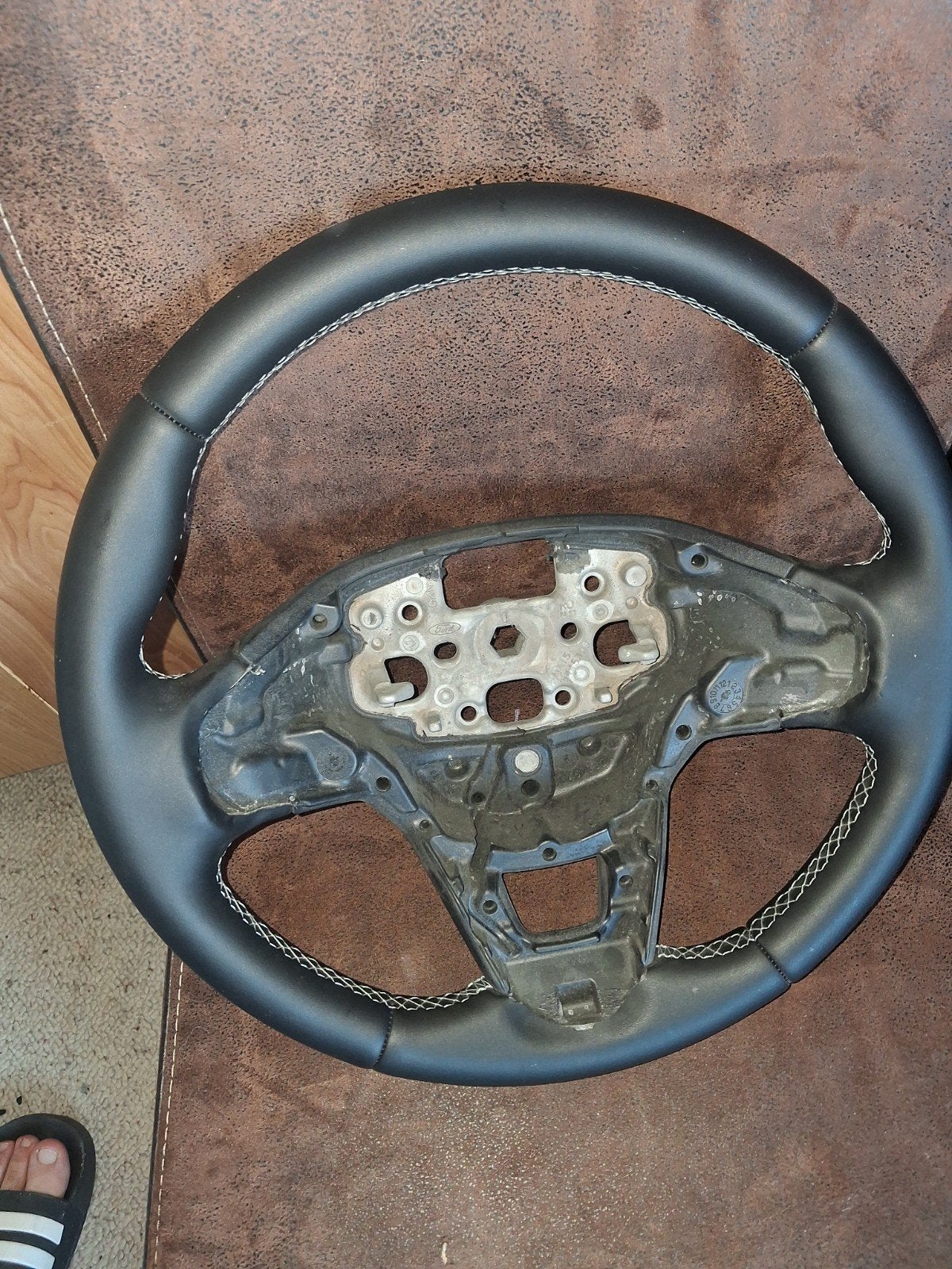 Ford Transit Custom Stuurwiel met Witte Stiksels, Auto-onderdelen, Ophalen of Verzenden, Gebruikt, Ford