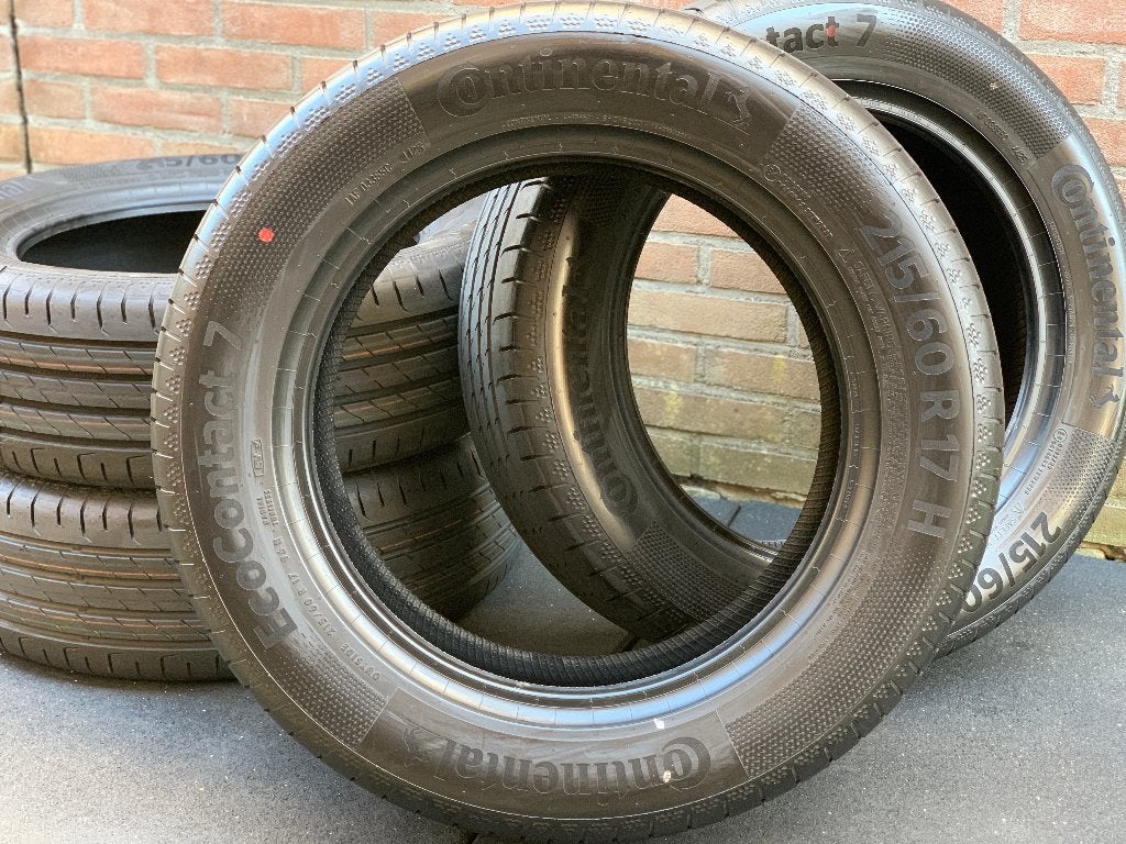 NIEUW | 4 x Continental EcoContact 7 215/60 R17 Zomerbanden, 215 mm, Nieuw, 17 inch, Ophalen of Verzenden