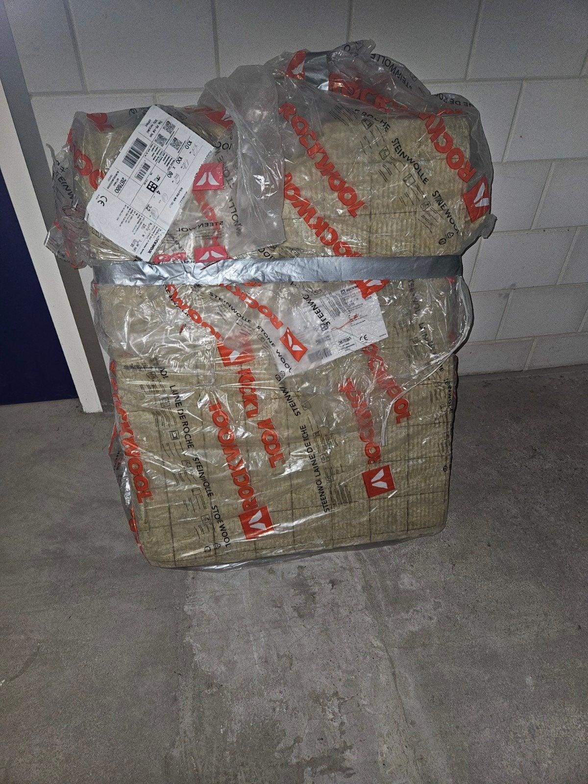 Rockwool Rockfit Duo isolatieplaten 10cm dik, 3/4 van pak, Ophalen, Vloerisolatie, Nieuw, Steenwol
