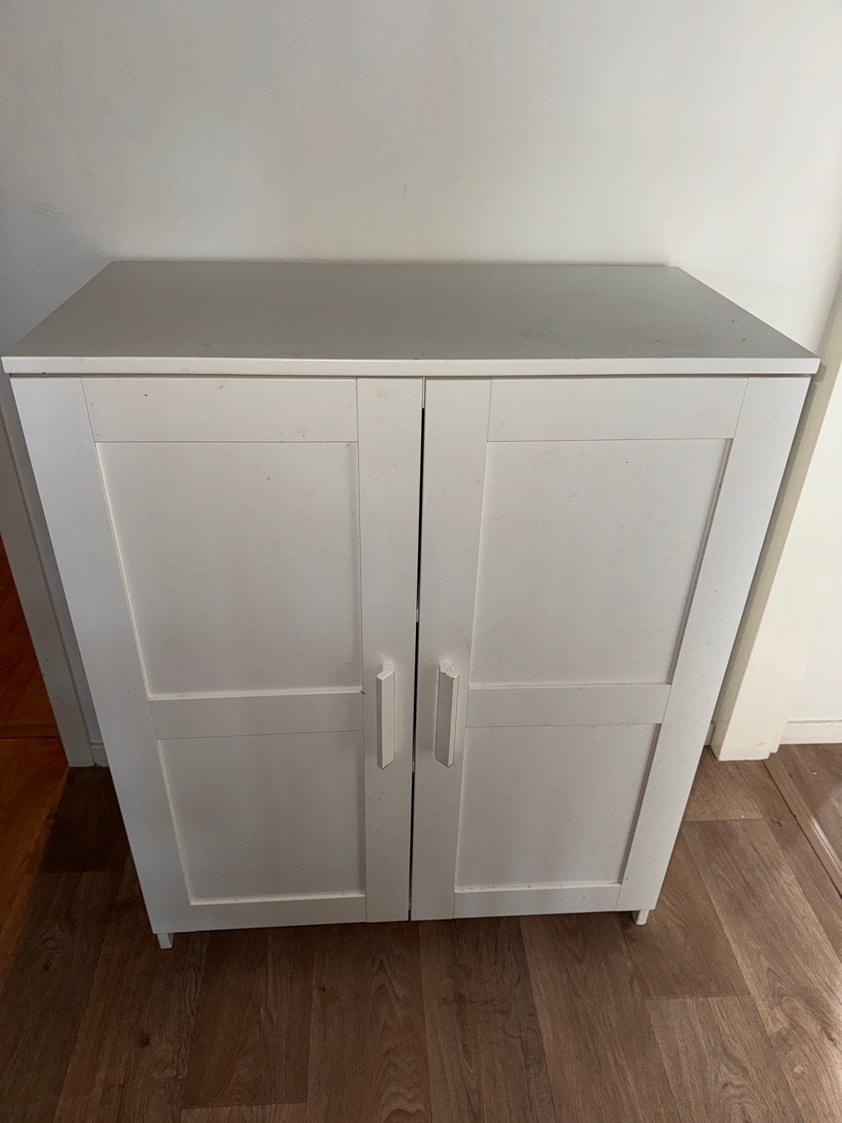 Ikea brimnes Witte kast met planken - Lichte gebruikssporen, Ophalen, Gebruikt