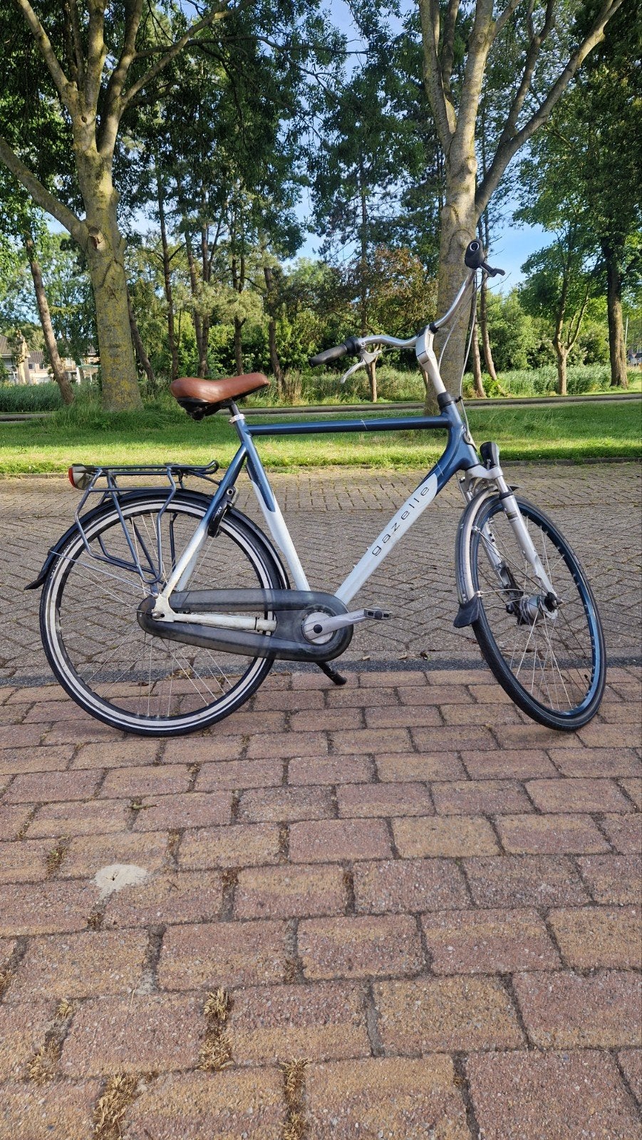 Gazelle herenfiets 7 versn., Fietsen en Brommers, Fietsen | Heren | Herenfietsen, Ophalen, Gebruikt, Gazelle, Versnellingen