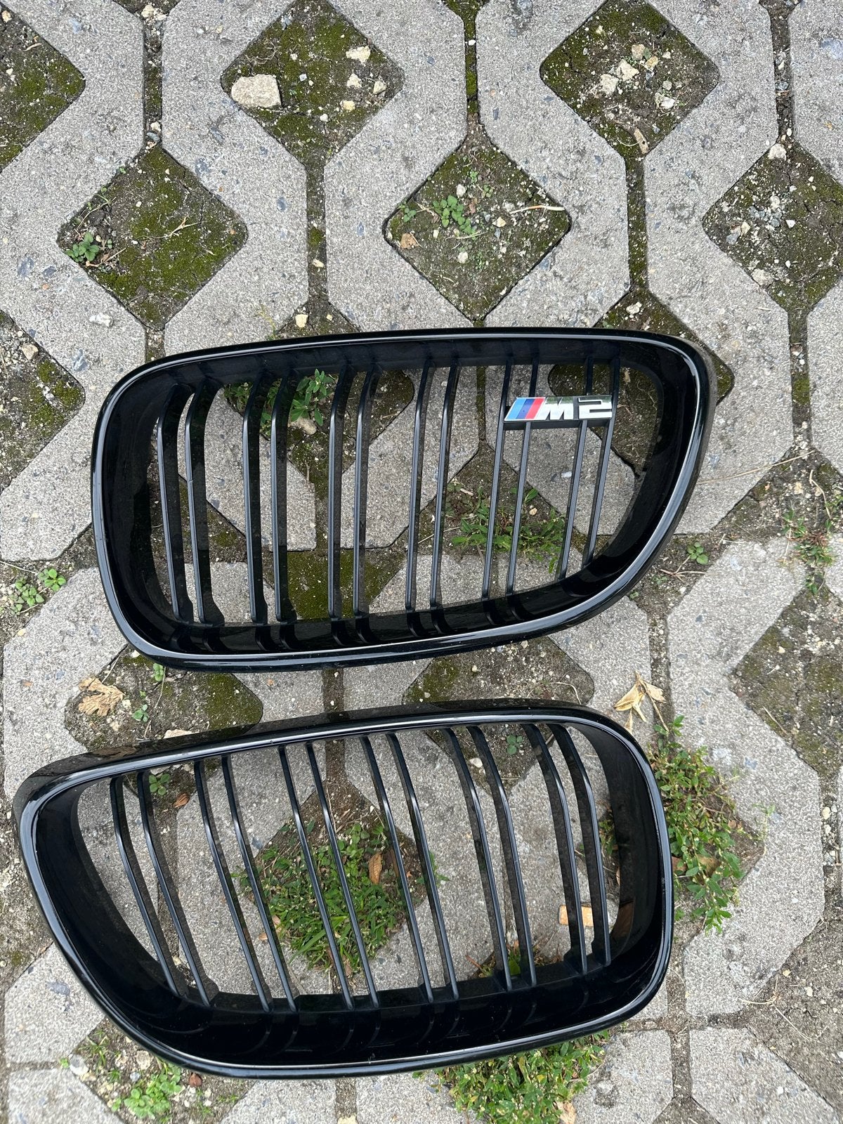 BMW M2 F87 zwarte bumper grillen, Ophalen, Gebruikt, Voor, Bumper