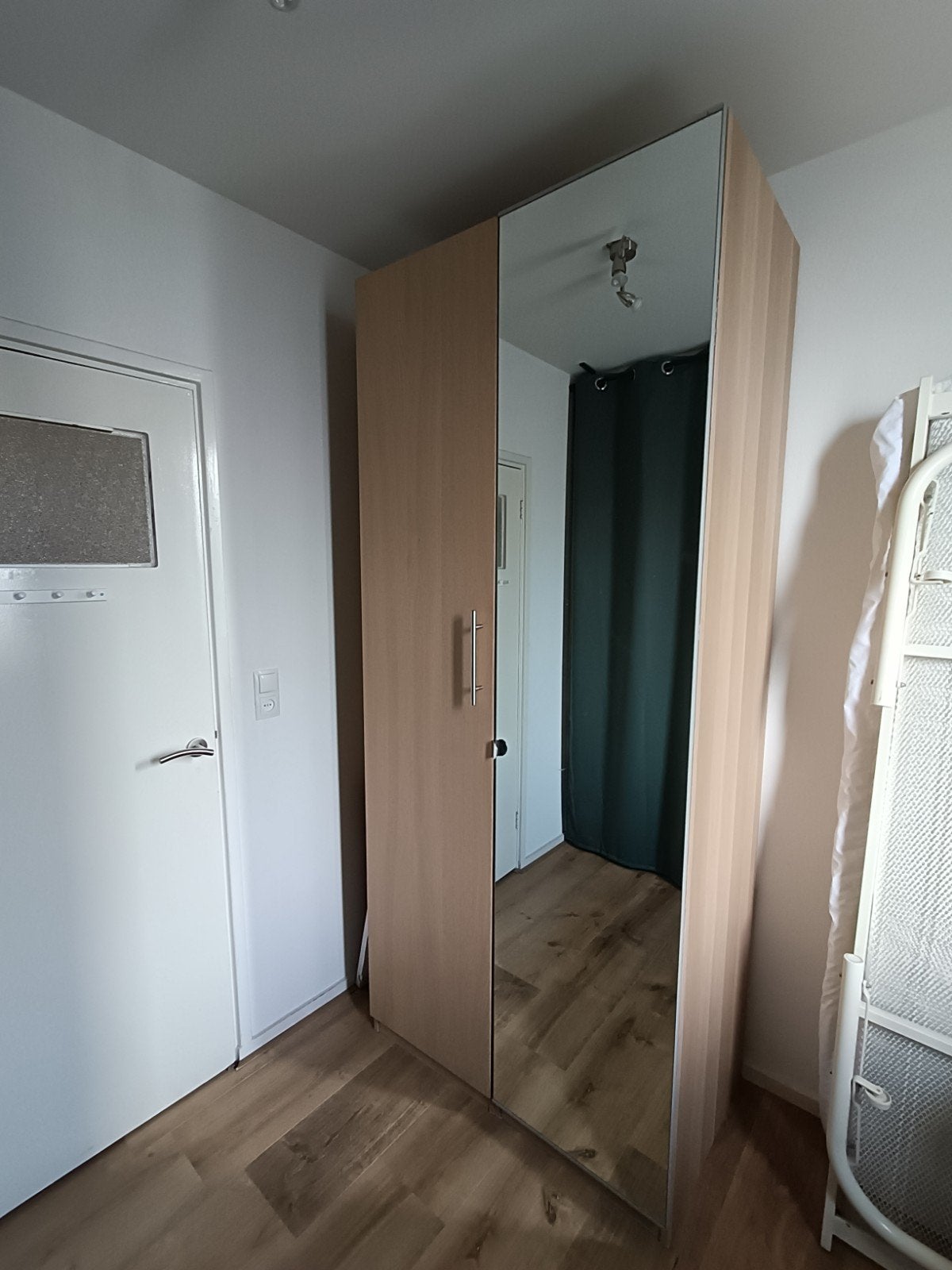 Ikea Pax Kledingkast met spiegeldeur, Huis en Inrichting, Ophalen, Met deur(en), Gebruikt, 100 tot 150 cm