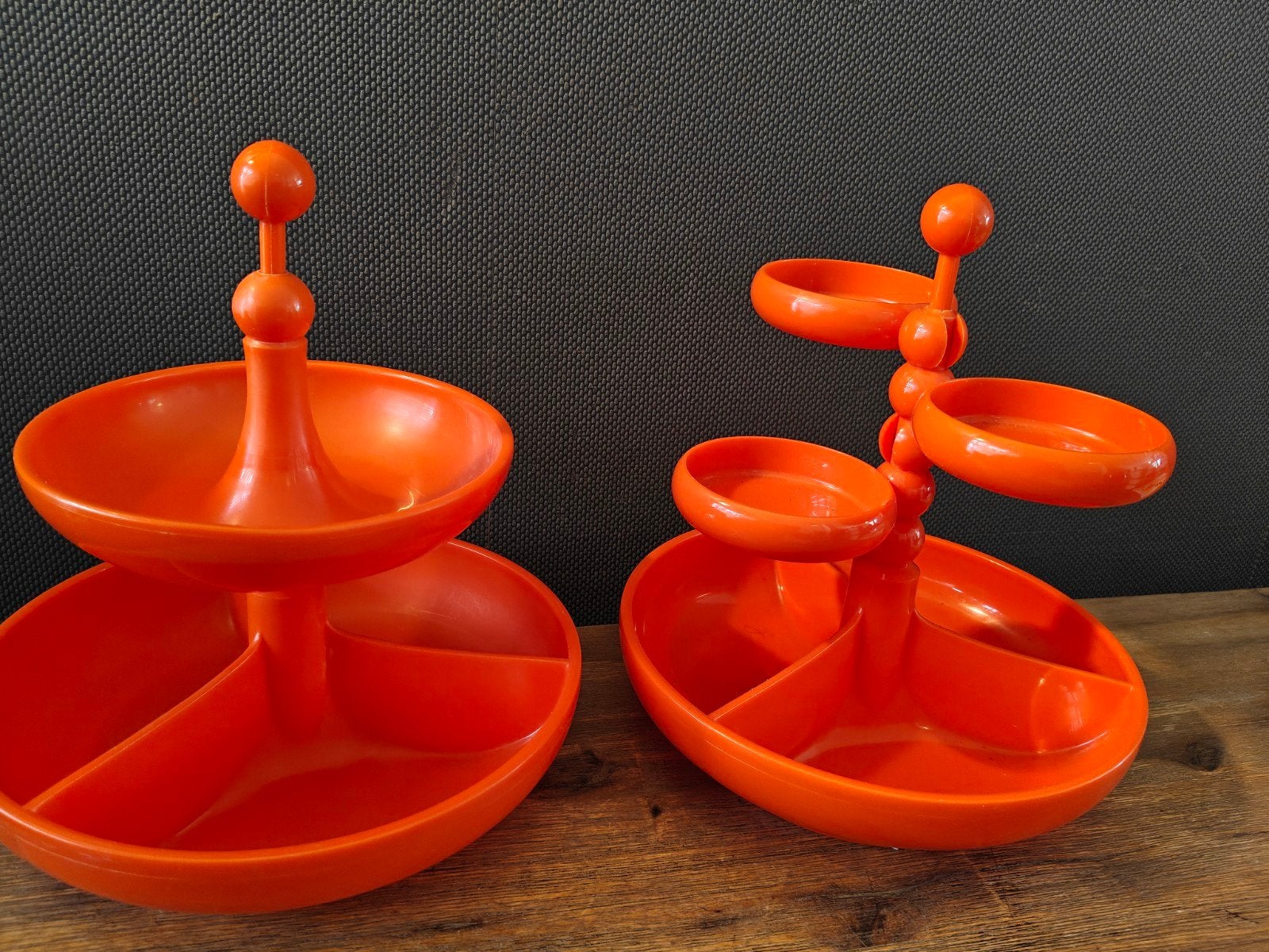 Vintage Oranje EMSA Snacktorens Jaren 70 West Germany, Ophalen of Verzenden