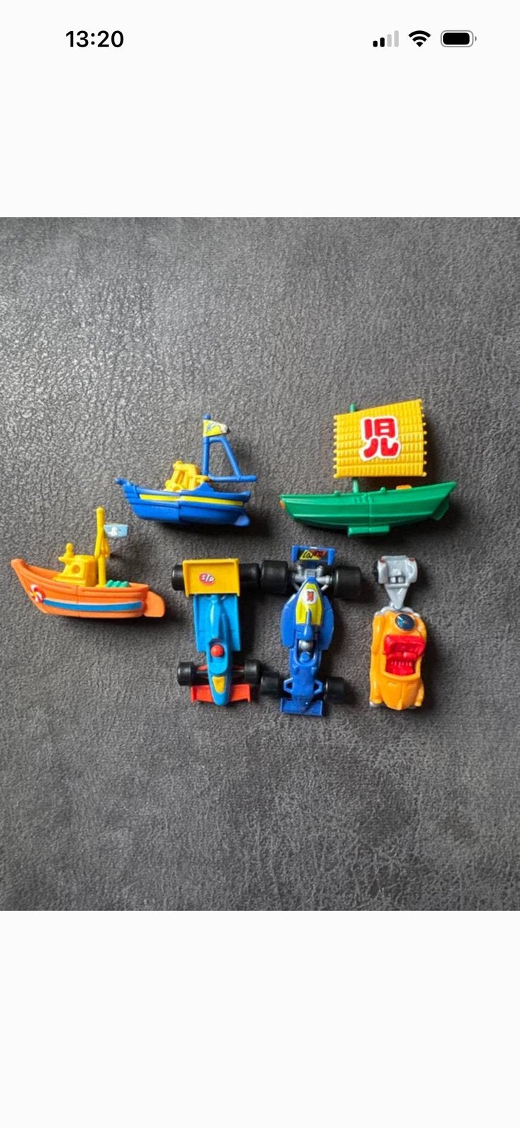 Kinder Surprise Speelgoed Set bootjes raceauto’s, Ophalen