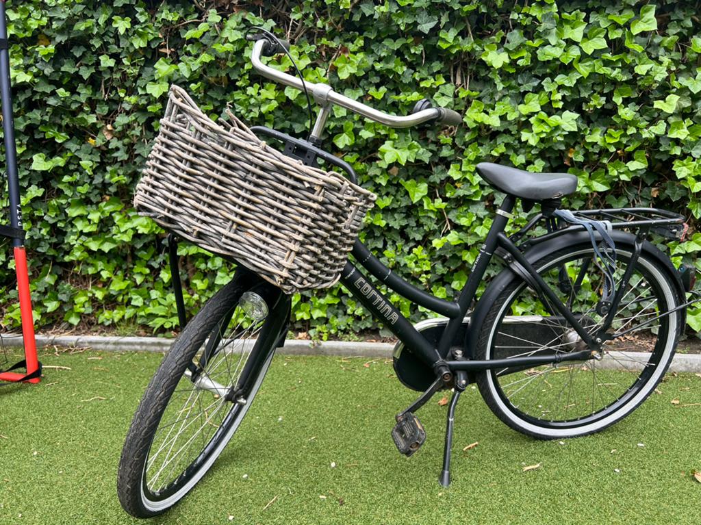 Cortina transportfiets 24 inch, Fietsen en Brommers, Fietsen | Meisjes, Ophalen, Terugtraprem, Versnellingen, Gebruikt