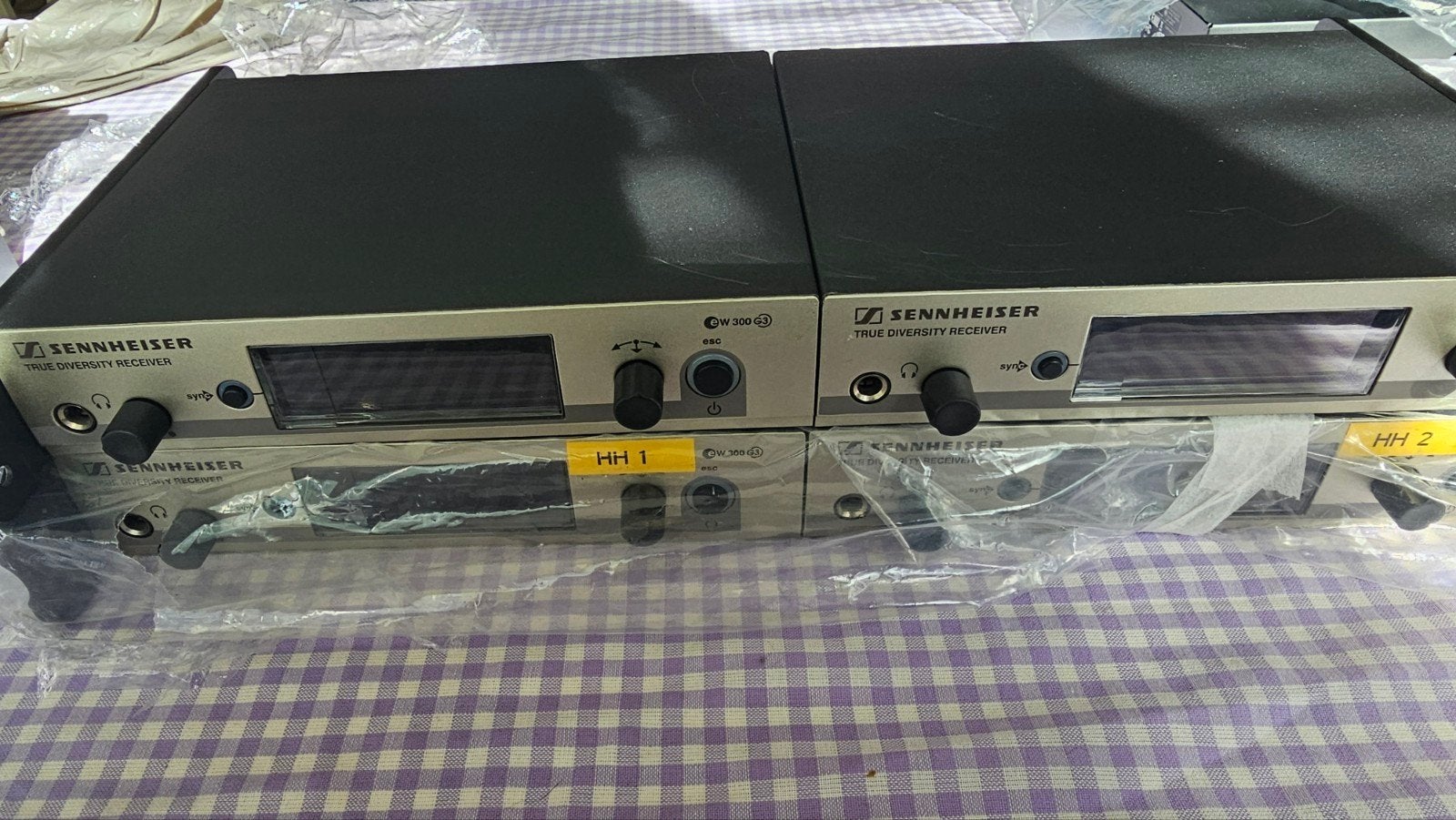 Sennheiser Receivers 300 G3 9x los 1x set zonder Beltpack, Ophalen of Verzenden, Gebruikt, Overige typen