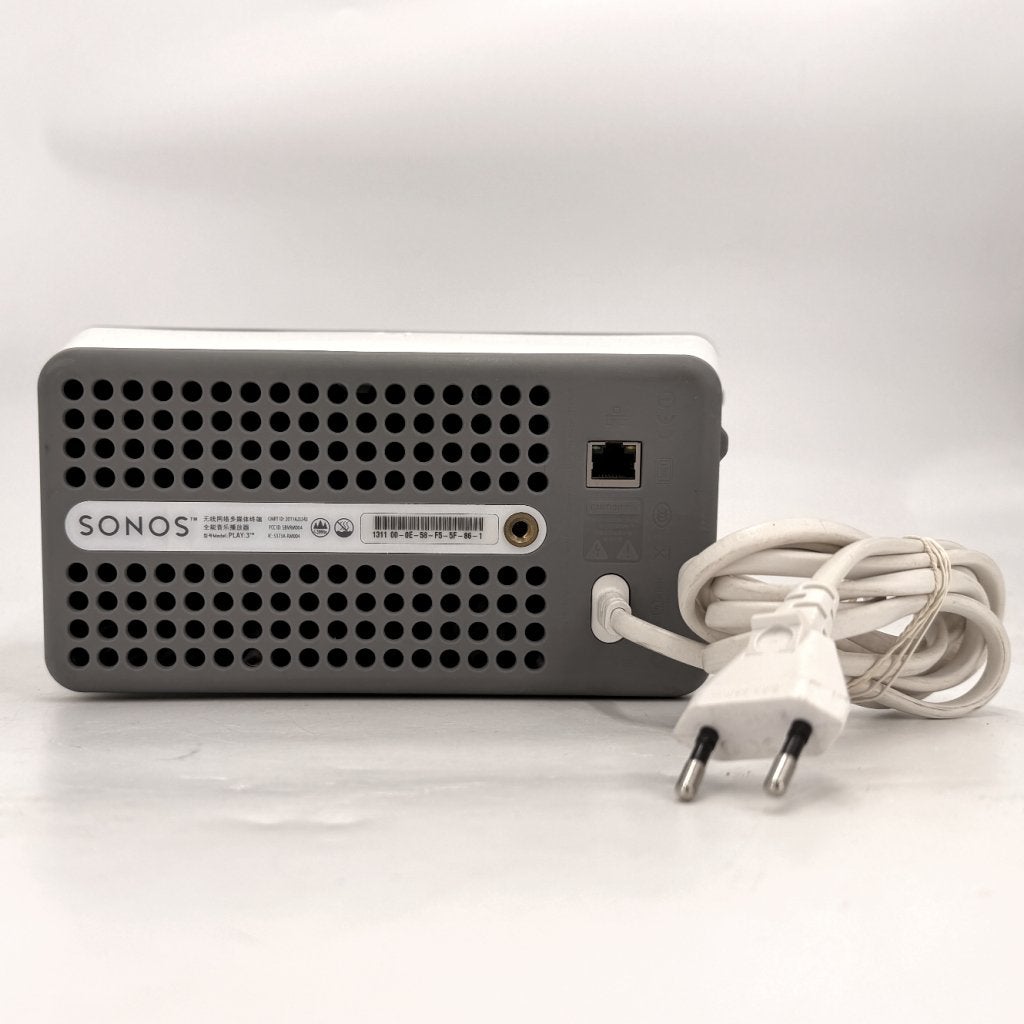 Sonos PLAY:3 Speaker - Wit, Sonos, Gebruikt, Support@sonos, 614 Chapala Street
Santa Barbara, CA 93101
USA