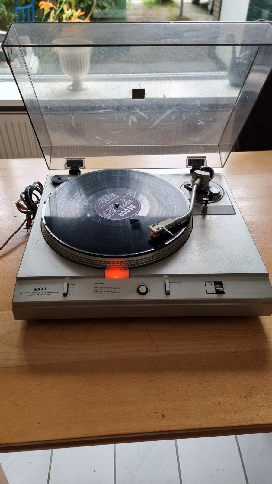 Akai LP speler model AP-D33 - Direct Drive Platenspeler, Audio, Tv en Foto, Platenspelers, Ophalen, Gebruikt, Automatisch, Platenspeler