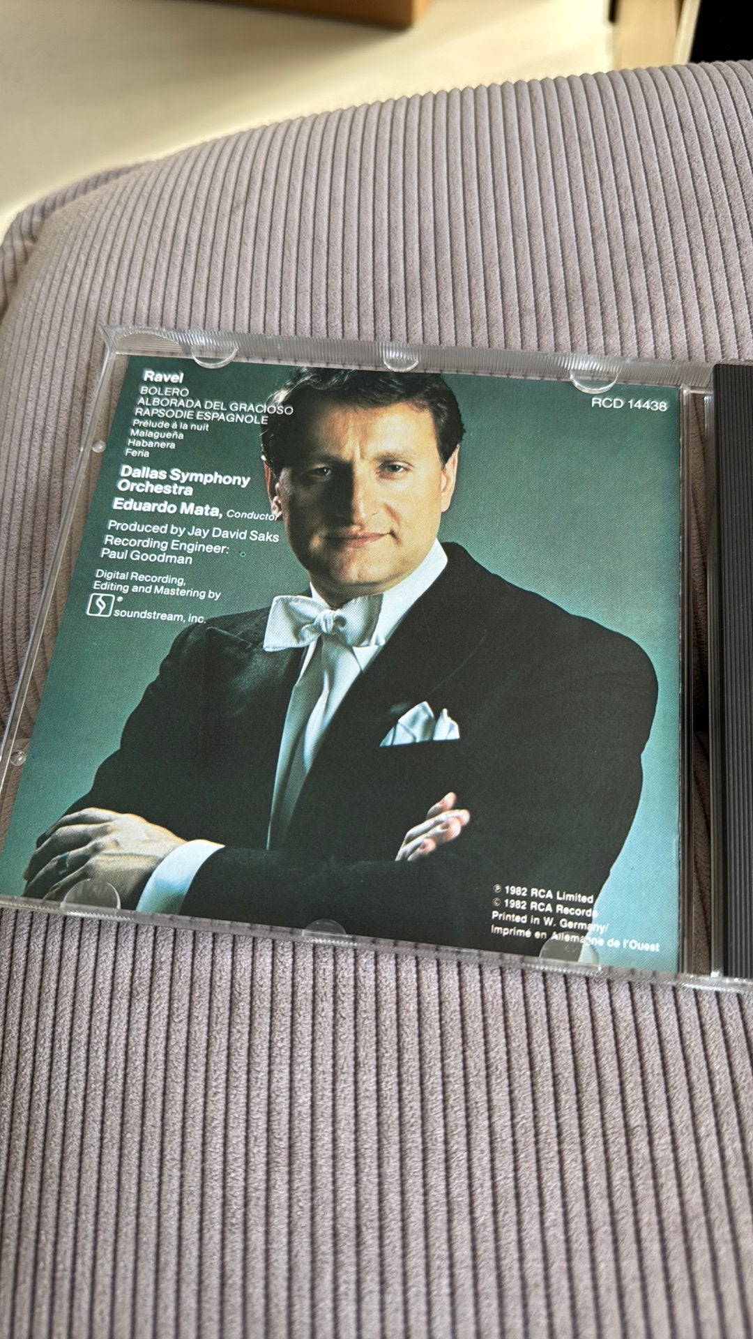 Bolero Rapsodie Espagnole Alborada etc Ravel Mata, Ophalen of Verzenden, Modernisme tot heden, Zo goed als nieuw, Orkest of Ballet