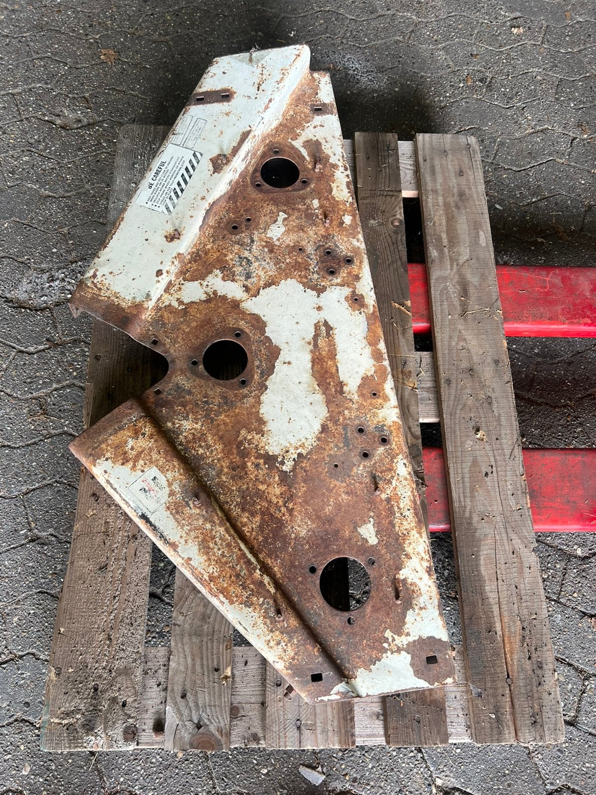 Hard maaidek van een IHC Cub Cadet oldtimer zitmaaier, Ophalen, Gebruikt, Cub Cadet, Chicago VS