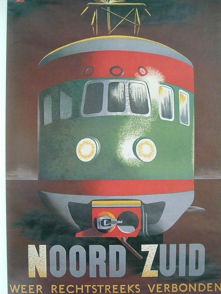 Neem de trein ! Spoorwegaffiches in Nederland., Ophalen of Verzenden, Zo goed als nieuw, Trein, Boek of Tijdschrift