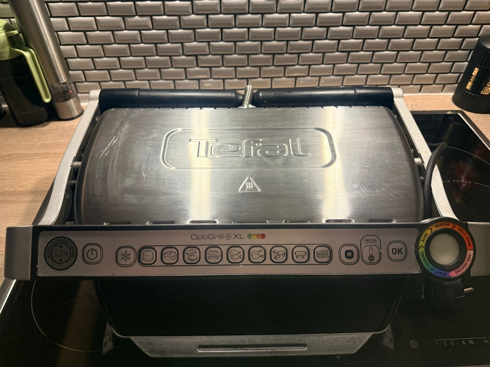 Tefal Optigrill XL - Zo goed als nieuw, Witgoed en Apparatuur, Ophalen, Vaatwasmachinebestendig, Zo goed als nieuw, Tafelgrill