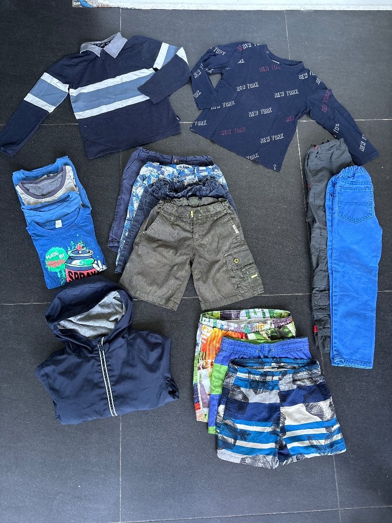 Kledingpakket jongen 110/116 (16 stuks), Ophalen of Verzenden, Gebruikt, Maat 110