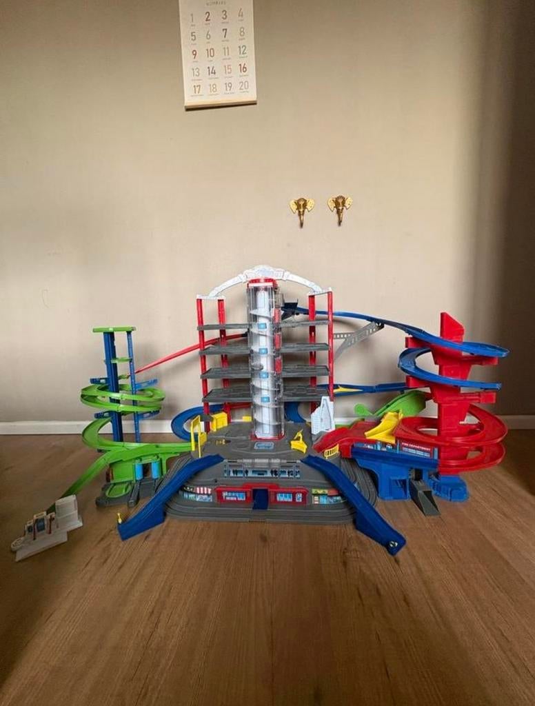 Majorette speelgoed garage Hot Wheels, Ophalen, Gebruikt