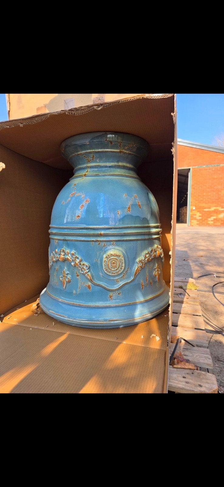 prachtige anduze pot, Ophalen, Rond, Aardewerk, Binnen
