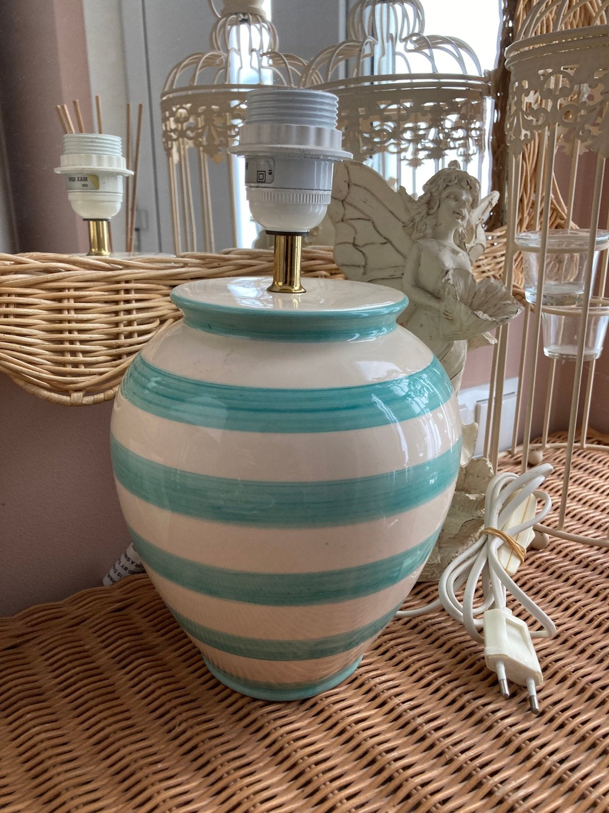 Anna nina lamp tafellamp, Ophalen of Verzenden, Hout, Design