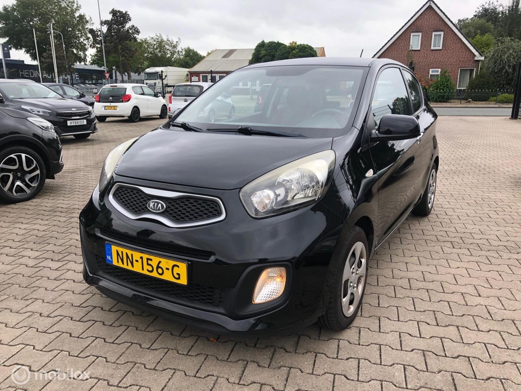 Kia Picanto 1.0 CVVT 3DRS ELL PAKK AIRCO, Auto's, Voorwielaandrijving, Euro 5, Stof, Gebruikt
