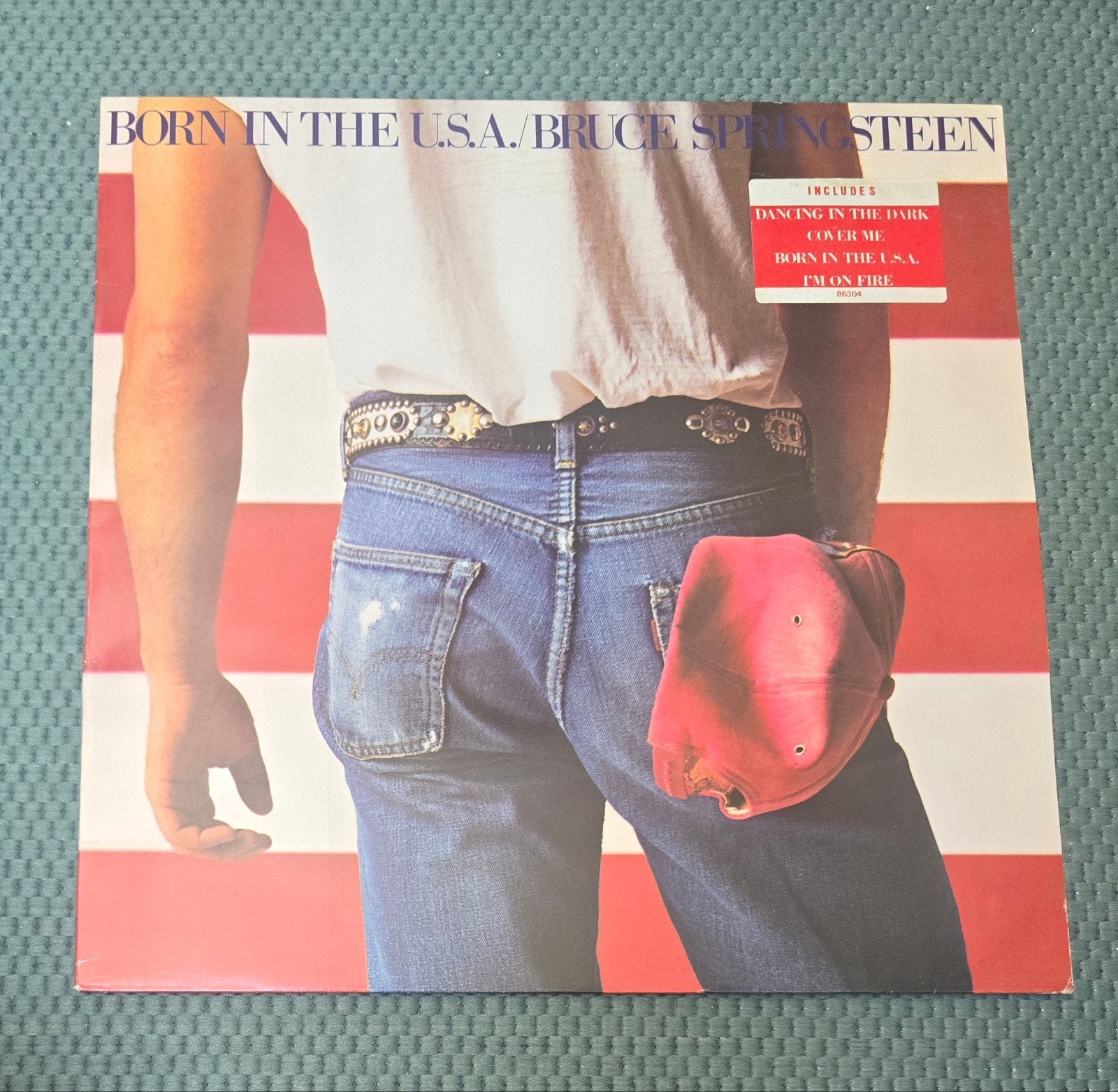 Bruce Springsteen born in the u.s.a lp, Cd's en Dvd's, Ophalen of Verzenden, Gebruikt, 12 inch, Poprock