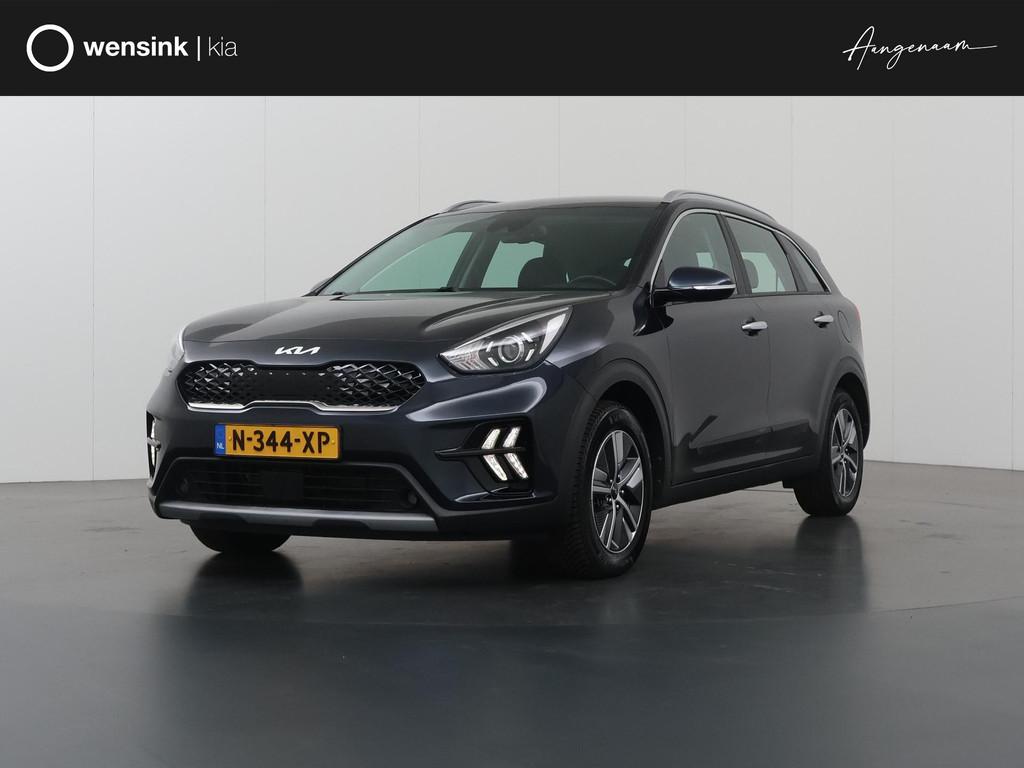 Kia Niro 1.6 GDi Hybrid DynamicLine | Adaptieve Cruise Contr, Auto's, Kia, Gebruikt, Euro 6, 2 kWh, Blauw
