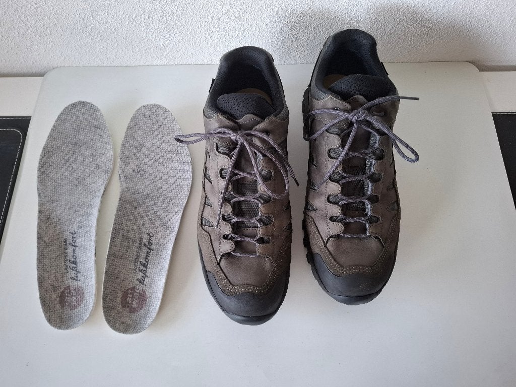Hanwag maat 46 nette wandel schoenen Goretex taupe kleur, Kleding | Heren, Schoenen, Overige kleuren, Verzenden, Hanwag, Zo goed als nieuw