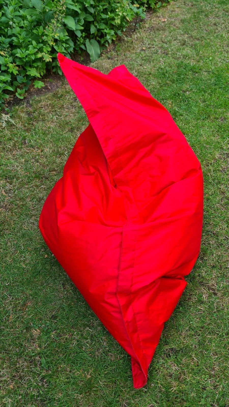 Grote rode Ploff zitzak - 150x100 cm, Huis en Inrichting, Ophalen, Gebruikt, Rood, Zitzak