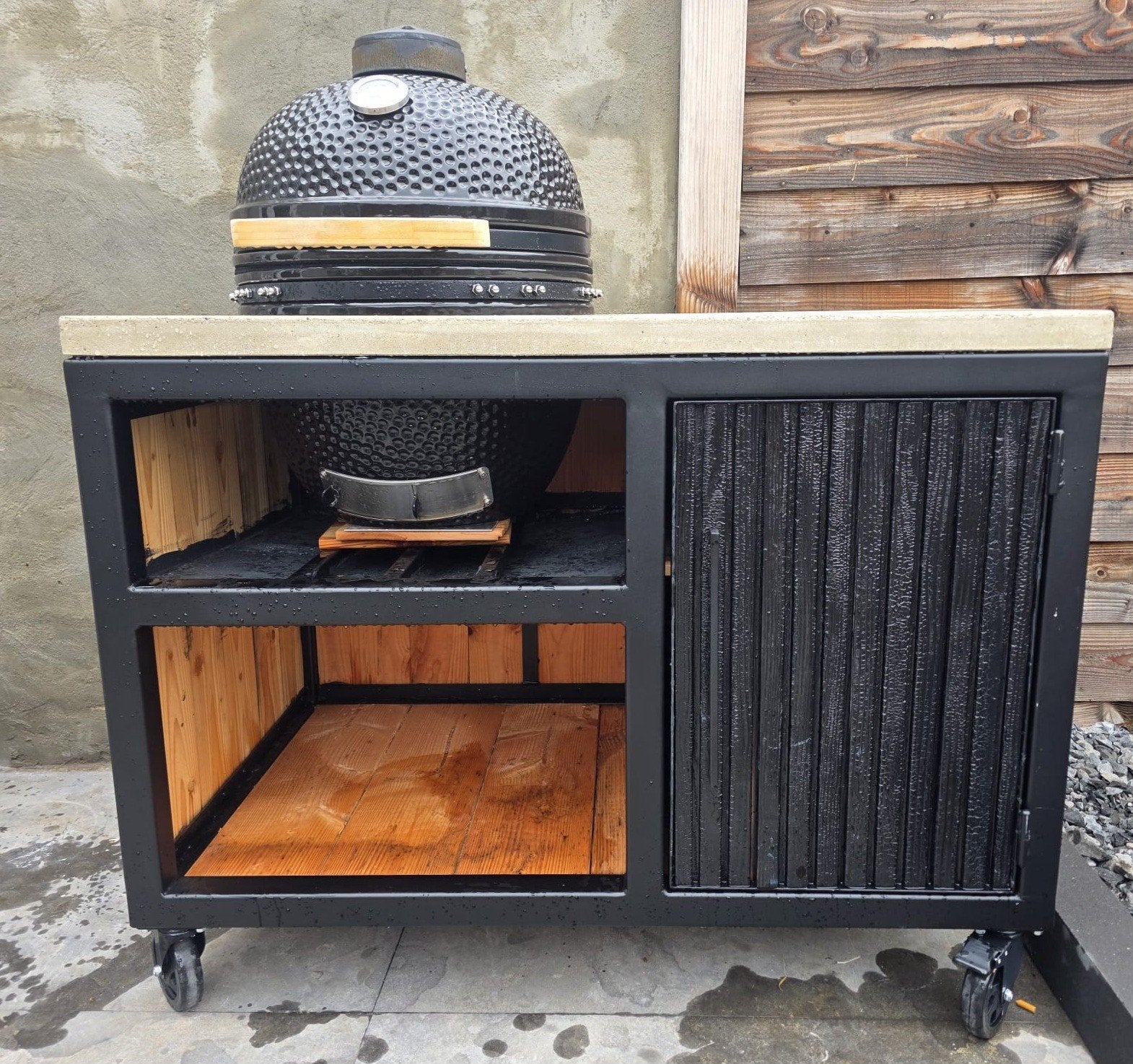 Buitenkeuken - exclusief Kamado, Tuin en Terras, Ophalen, Zo goed als nieuw, Vrijstaand