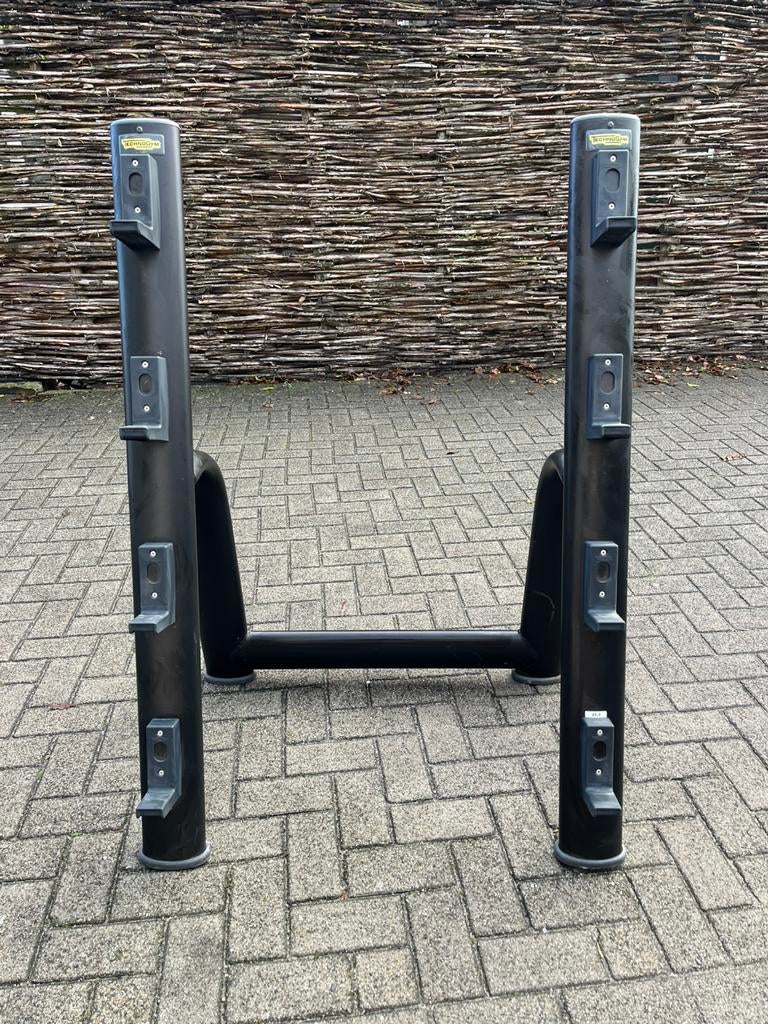 Technogym halter stang stangen rek  zwart, Ophalen, Halterstangen, Halter stangen rek, Zwart