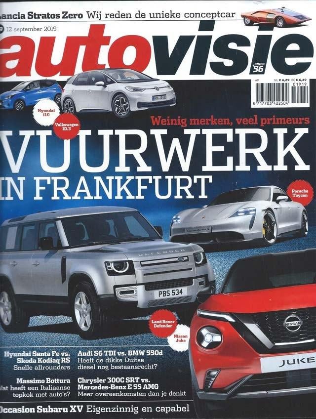 Autovisie 19 2019 : Mercedes E55 AMG - Chrysler 300C SRT8, Boeken, Auto's | Folders en Tijdschriften, Gelezen, Algemeen, Ophalen of Verzenden