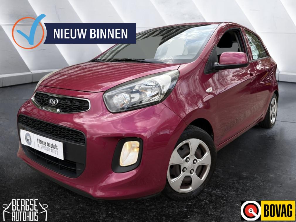 Kia Picanto 1.0 CVVT Navi Bt Airco Elek.r Nap (bj 2015), 65 pk, Euro 5, Stof, Gebruikt