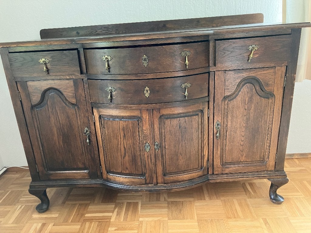 Donker eiken dressoir, Antiek en Kunst, Antiek | Meubels | Kasten, Ophalen