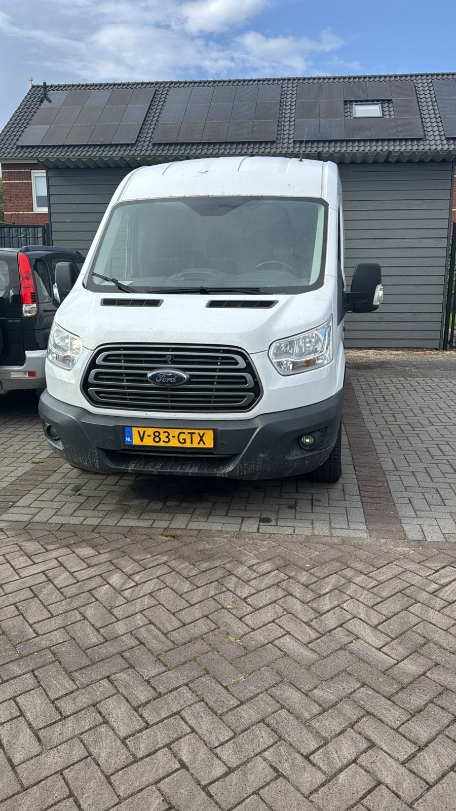 Ford Transit  Euro6 L2h2 2.0 Tdci 130pk  2016 Wit 3Pers zits, Auto's, Voorwielaandrijving, 1995 cc, 4 cilinders, Wit