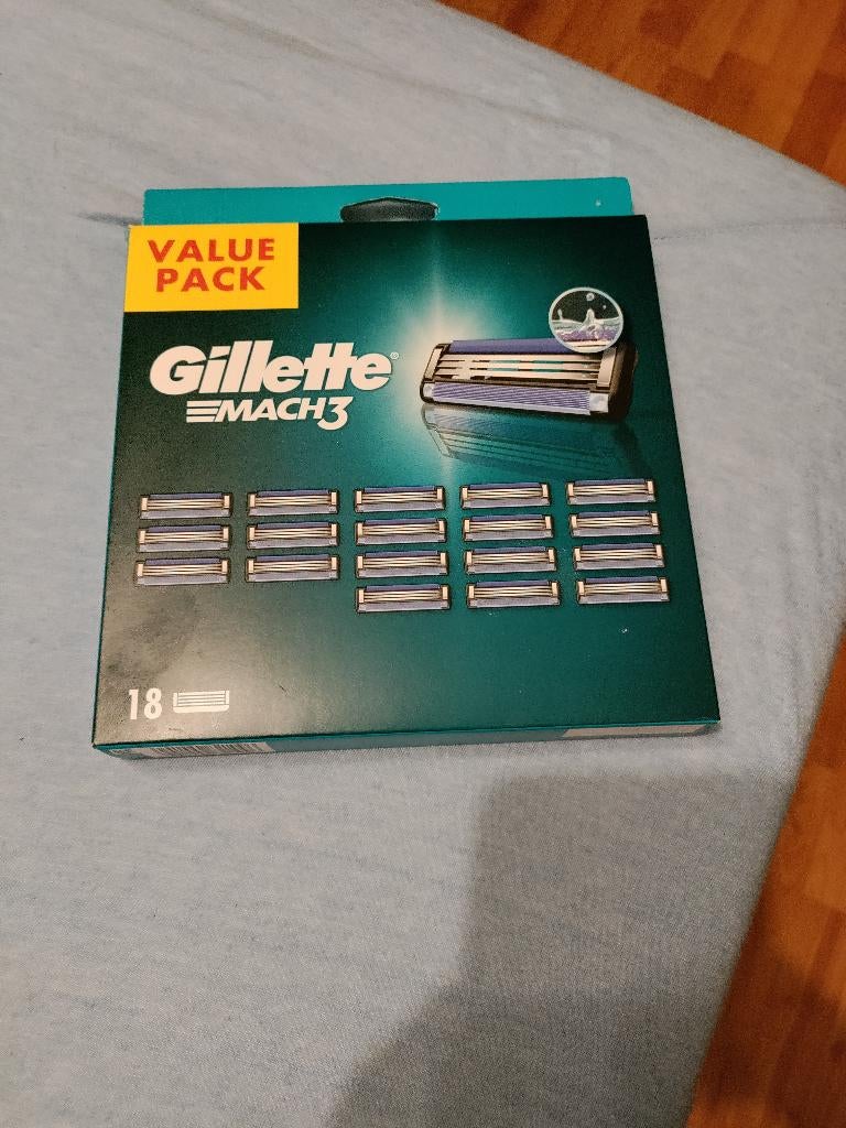 Gillette mach3 scheermesjes, Ophalen of Verzenden, Nieuw, Gehele gezicht, Verzorging