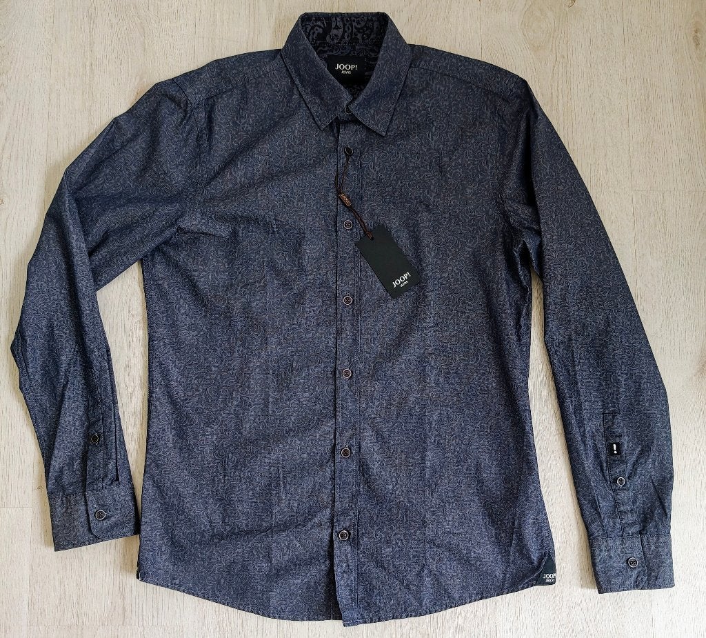 Joop! Jeans Overhemd Nieuw!, JOOP, Blauw, Nieuw, Halswijdte 39/40 (M)