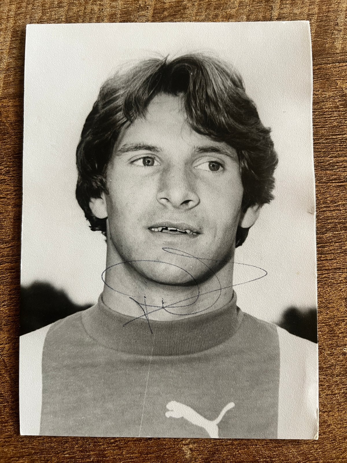 Gesigneerde persfoto Ajax-speler Pim van Dord, 1960 tot 1980, Gebruikt, Foto, Ophalen of Verzenden