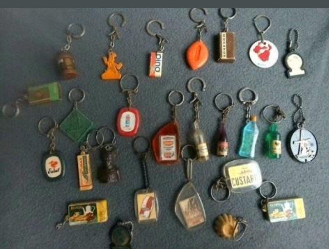 Vintage sleutelhangers - diverse verzameling, Ophalen, Gebruikt, Knuffel of Figuurtje