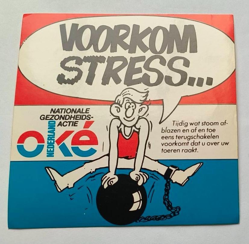 Sticker Nationale gezondheidsactie Nederland oké (3), Ophalen of Verzenden, Zo goed als nieuw, Overige typen