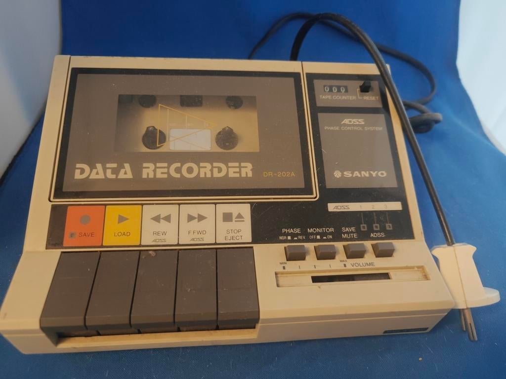 Sanyo Data Recorder DR-202A MSX / Commodore, Computers en Software, Vintage Computers, Ophalen of Verzenden