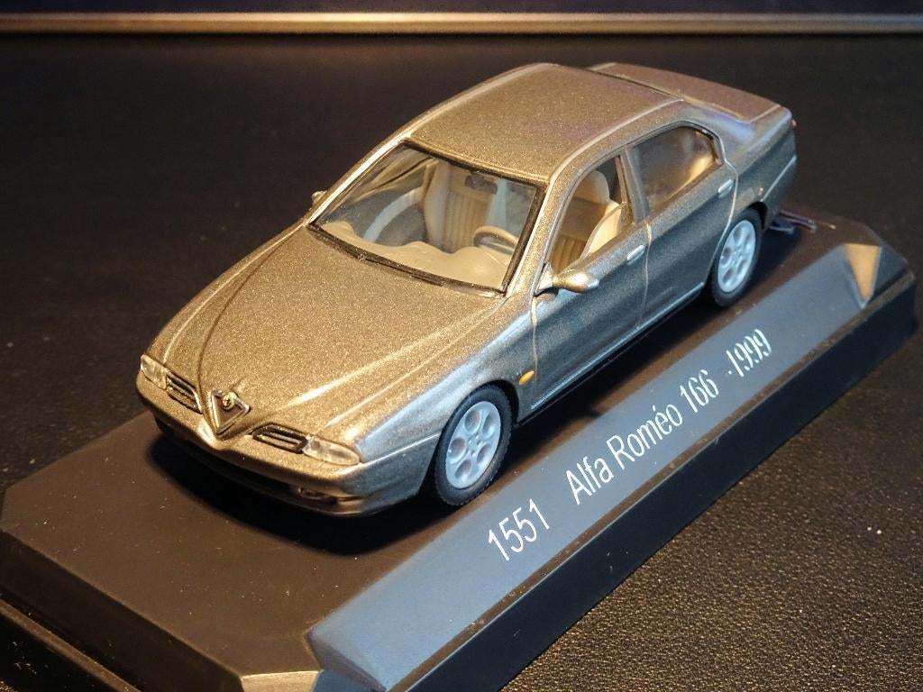 Alfa Romeo 166 - 1:43, Ophalen of Verzenden, Zo goed als nieuw, Auto, Overige merken