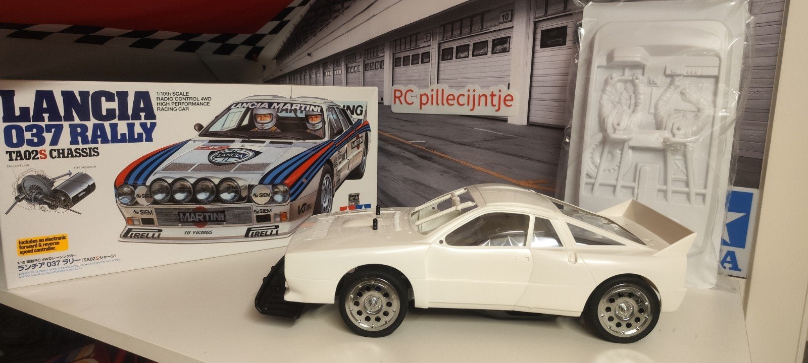 Tamiya Lancia Delta 037 ta02 nieuw, Ophalen of Verzenden, Nieuw, Auto onroad