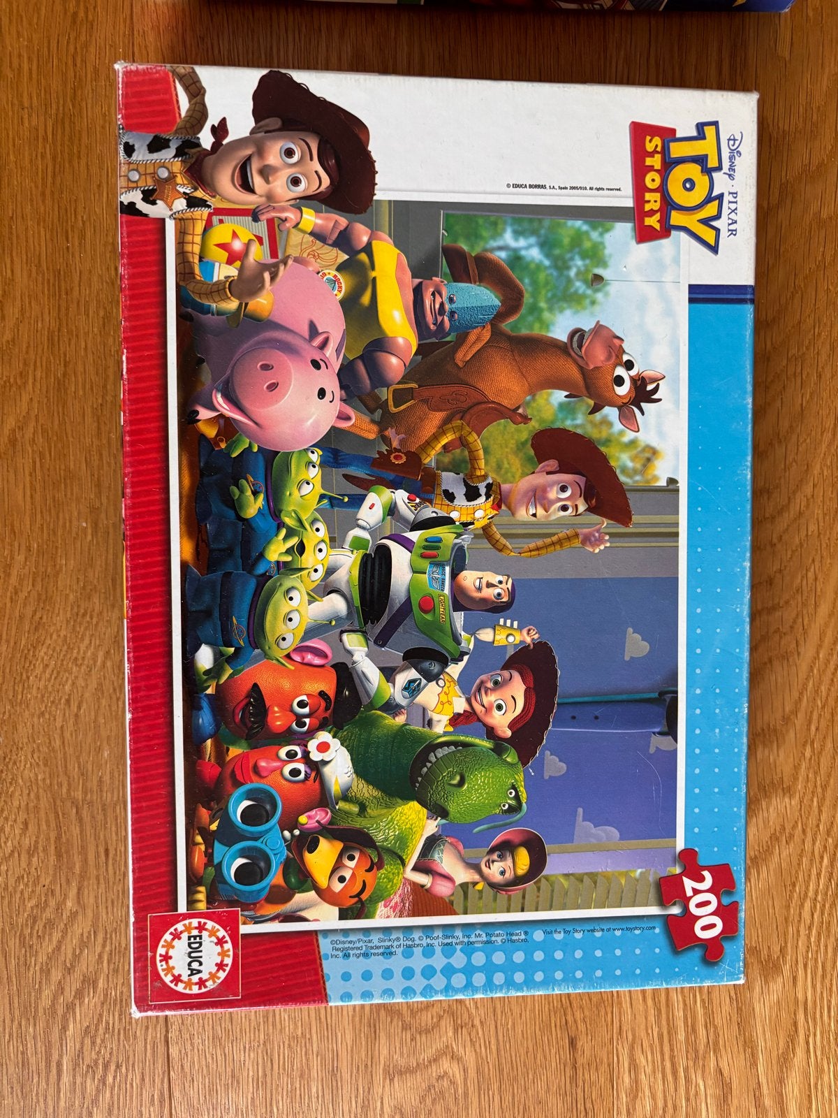 Toy Story 200 stukjes puzzel van Educa, Ophalen of Verzenden, Meer dan 50 stukjes, Gebruikt, 6 jaar of ouder