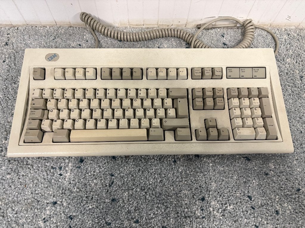Vintage IBM Model M toetsenbord jaren 90, Computers en Software, Toetsenborden, Gebruikt, Azerty, Ophalen of Verzenden, IBM
