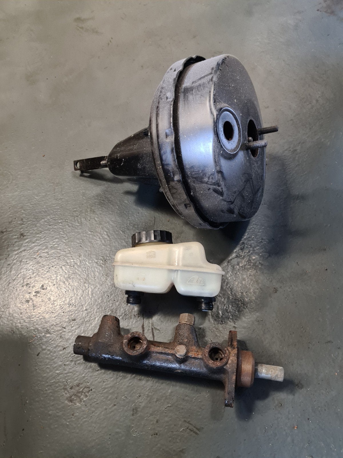 Opel Kadett C CIH Rembooster met hoofdremcilinder, Ophalen of Verzenden, Gebruikt, Oldtimer onderdelen