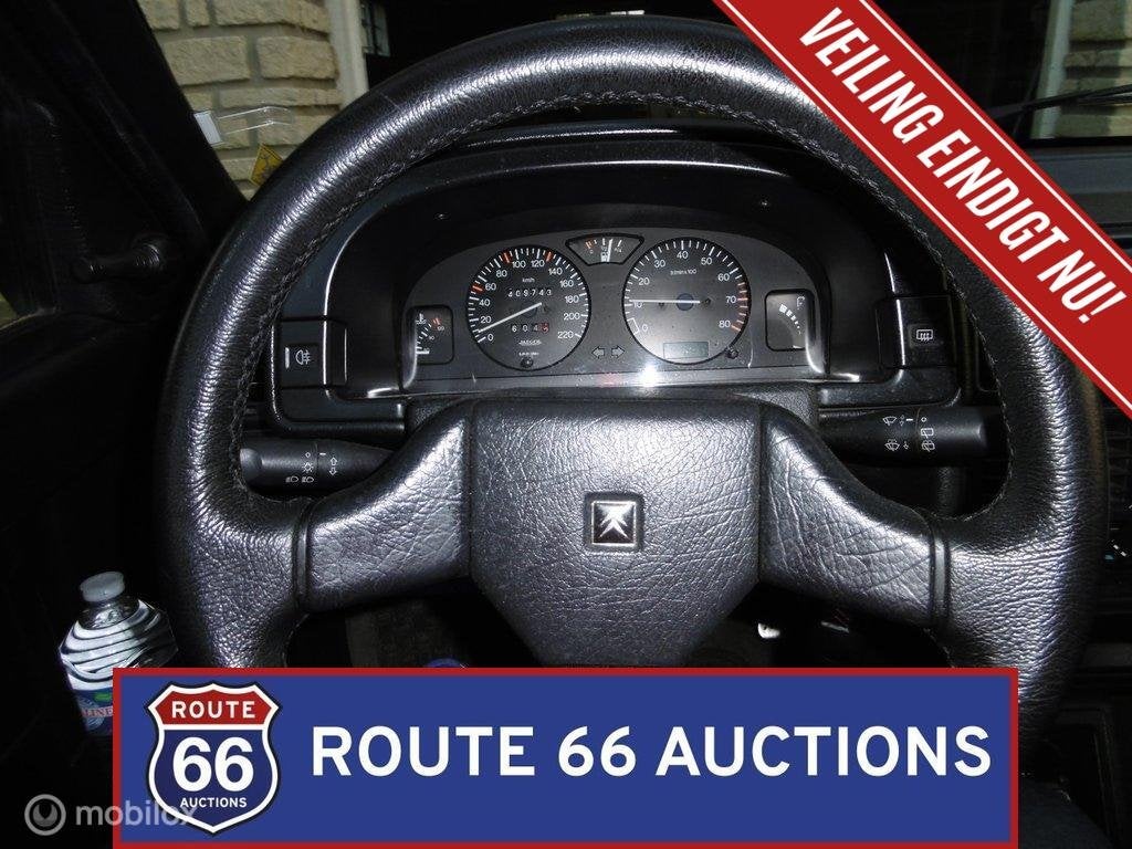 Citroën AX GT Exclusive | 1992 | Route 66 Auctions, Auto's, Overige carrosserieën, Citroën, Zwart, Bedrijf