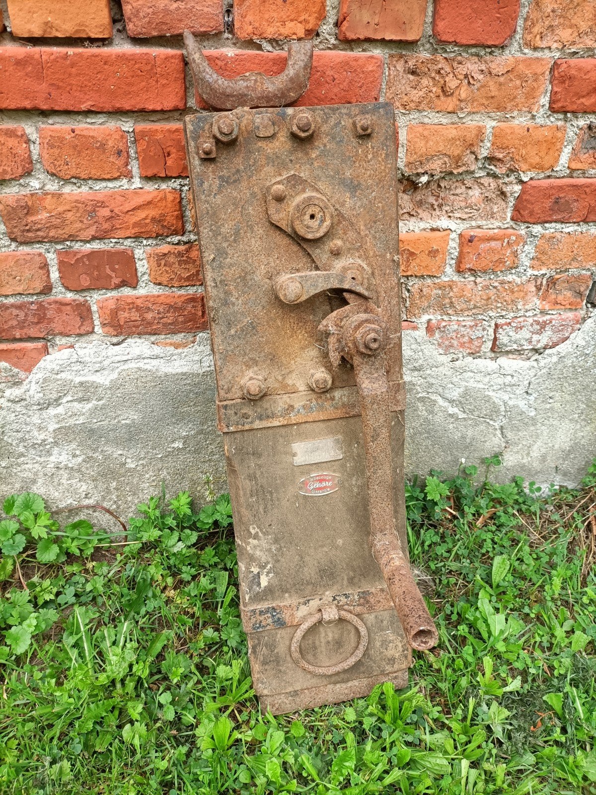 Antieke Gehöre dommekracht / staalwinde – 3 ton – werkend, Ophalen, Gebruikt, Gietijzer, Overige typen