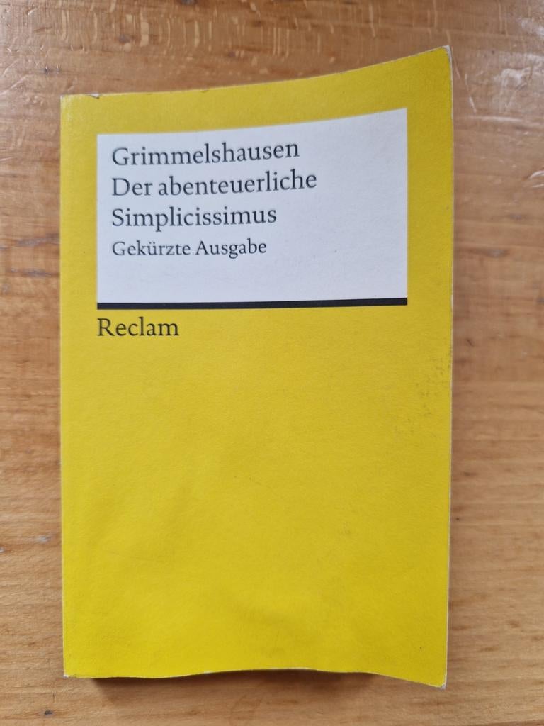 Grimmelshausen Der abenteuerliche Simplicissimus, Boeken, Ophalen of Verzenden